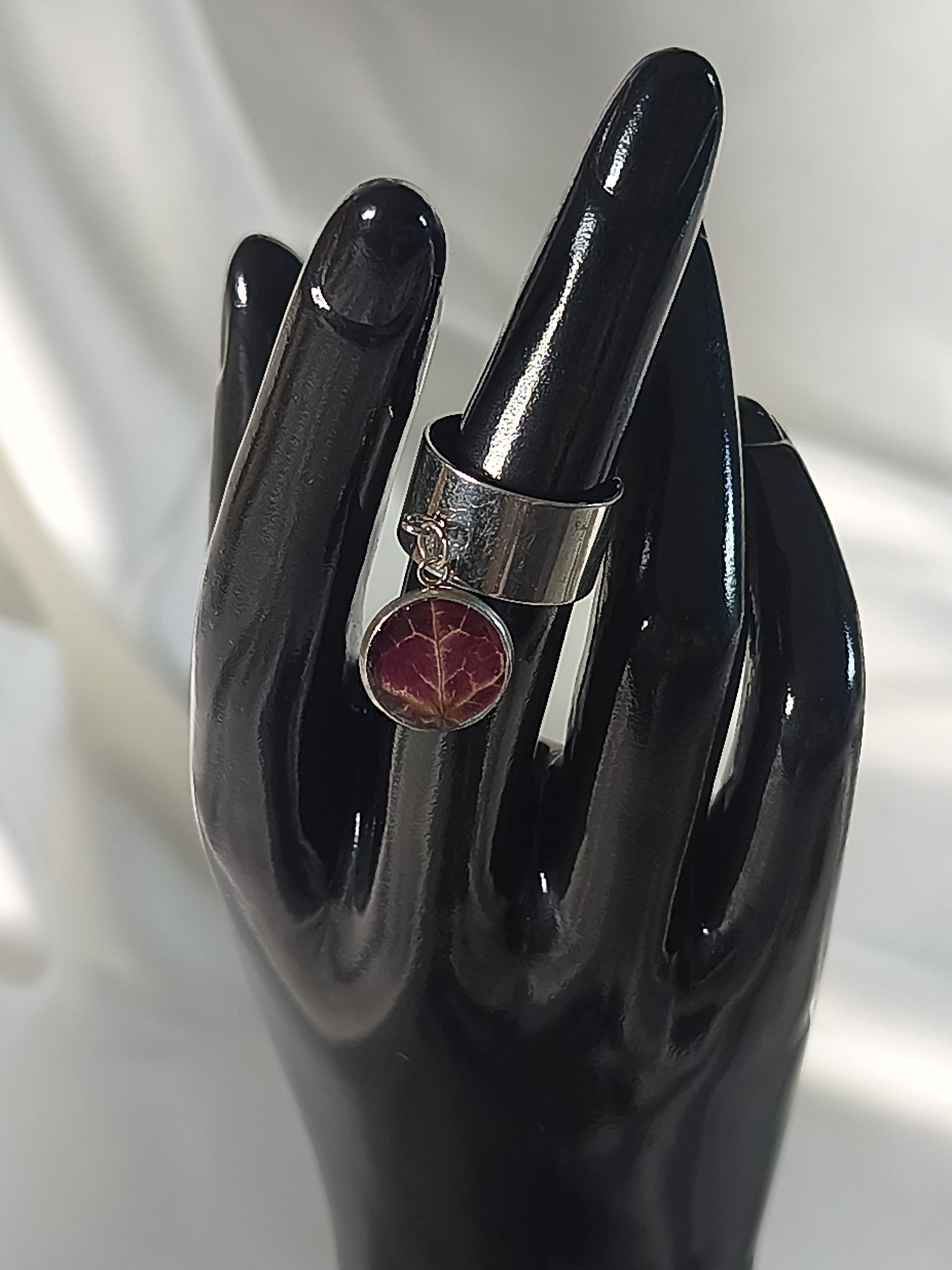Bague lierre réglable
