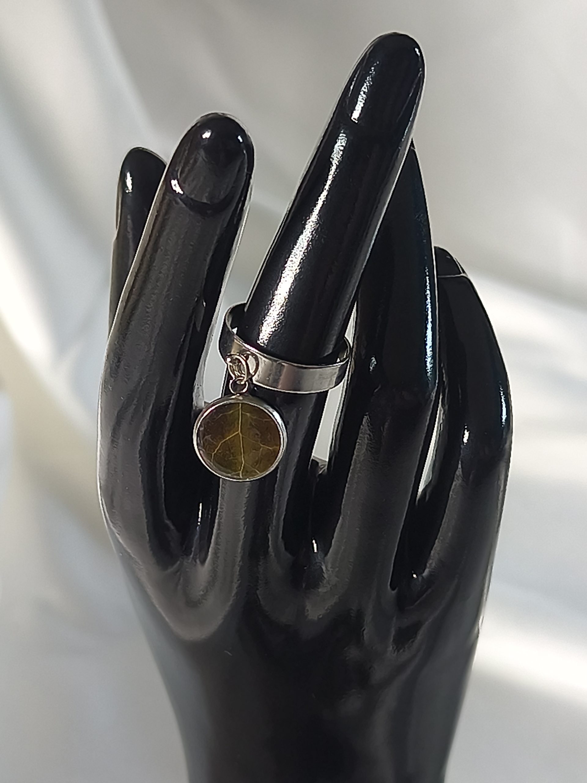 Bague lierre réglable