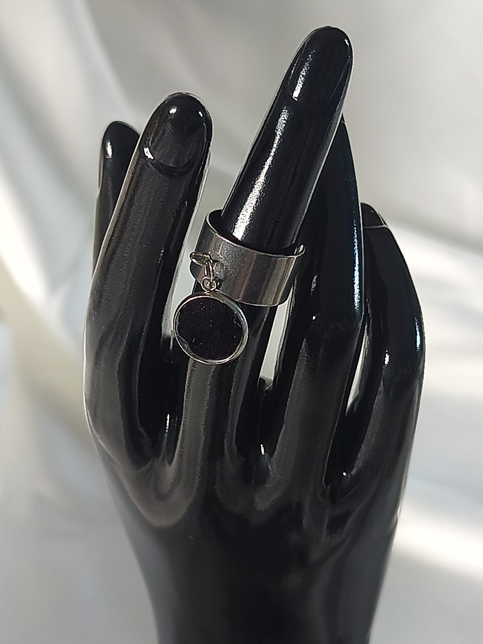 Bague pétunia réglable