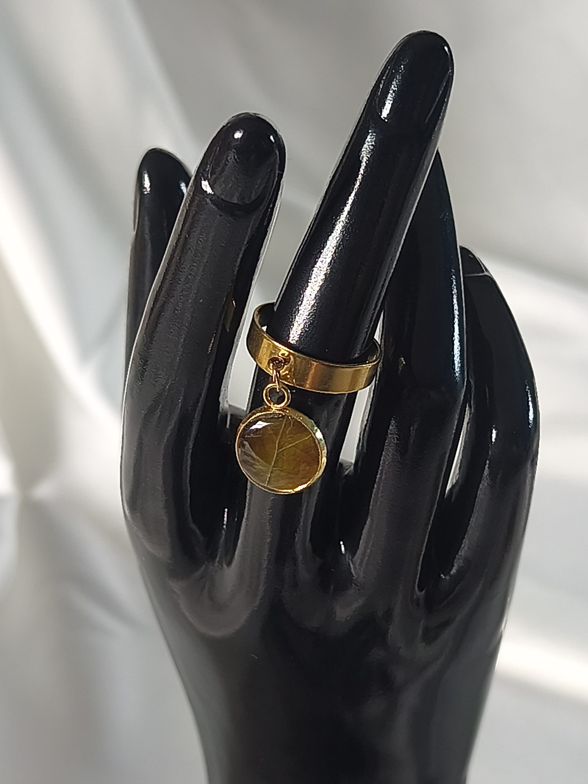 Bague lierre réglable