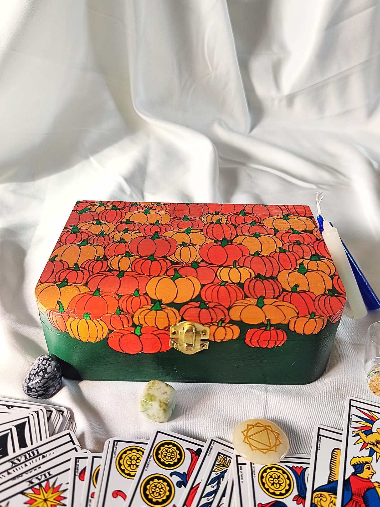 Boîte à bijoux citrouilles