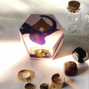 Boîte à bijoux serpent